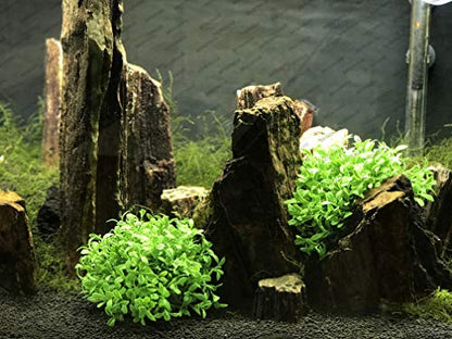 Aquarium Decorations Fish Tank Artificial Green Water Plants Made of Soft Plastic, Safe for All Fish & Pets (Style-3)