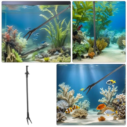 3Pcs Aquarium Maintenance Tongs: Aquarium Cleaning Tongs 19.7inch - Fish Tank Long Grabber - Aquatic Plant Tweezers for Gravel Cleaning Plant Placement