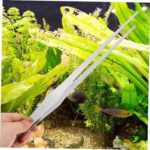 Toddmomy Aquarium Plant Substrate Tweezer Aquarium Cleaning Tool Fish Tank Gravel Cleaning Clip