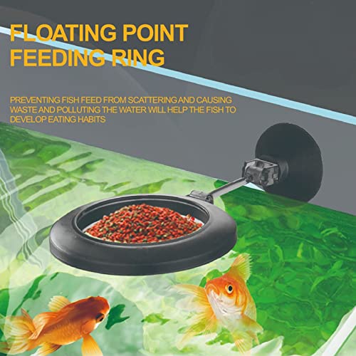 Aquarium Feeding Tube, Premium ABS Shrimp Fish Feeder with Large Funnel and Dish for Freshwater Tanks