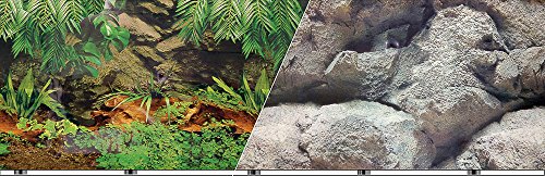 Blue Ribbon Pet Products ABLVSB1119 Rainforest Decorative Background for Aquarium, 19-Inch 50-Feet