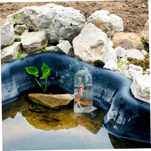 ABOOFAN 50PCS Clear Fish Transport Bags Leak Packaging for Live Fish Aquatic Plants for Aquariums Pet Stores Hobbyists Transparent Design for Easy Monitoring