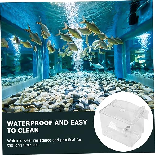 Generic 1pc Isolated Breeding Box Fish Separation Aquarium Net Fine Mesh Isolation Kit Acclimation Isolator Tank Hatchery Incubator White Plastic