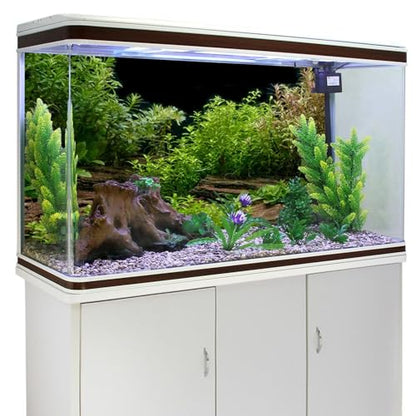 AWERT Aquarium Background River Bed & Lake Aquatic Plant Fish Tank Background Vinyl 36x24 inches - size: 36x24in/90x60cm