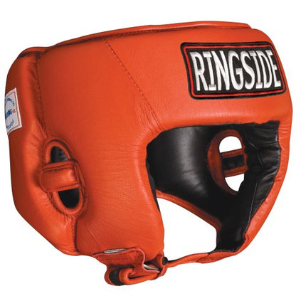 Ringside Competition Boxing Muay Thai MMA Sparring Head Protection Headgear Without Cheeks - color: Red, size: Small