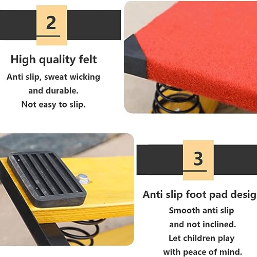 Spring Board Sport Equipment, Vault Gymnastics Springboard with Crash Protection Mats Ideal for School Or Home Use - size: 60*120cm