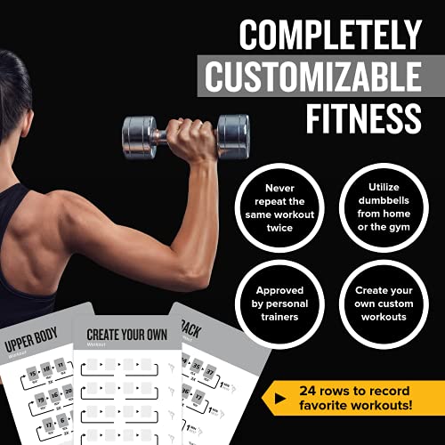 Dumbbell Workout Cards, Instructional Fitness Deck for Women & Men, Beginner Fitness Guide to Training Exercises at Home or Gym (Dumbbell, Vol 2) - style: Dumbbell Vol2
