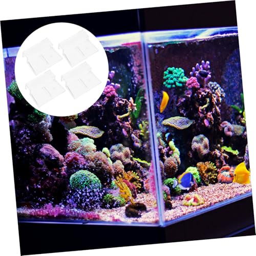 Garneck 4pcs Fish Tank Lid Supports Sturdy Acrylic Cover Racks for Aquarium Heat Preservation Easy to Install for Open Tanks
