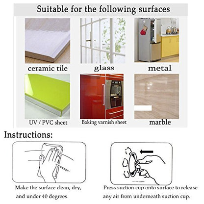 Whaline 30 Packs Suction Cup Plastic Sucker Pads Without Hooks Small Rubber Suction Cups for Home Kitchen Bathroom Organization Christmas Decoration Window Clear, 3 Size (45, 30, 20 mm)