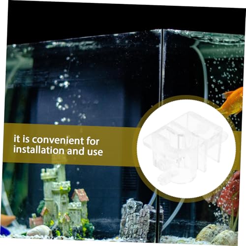 Aquarium Hose Fixing Clamp Tool Rack Sturdy Acrylic Holder for Dosing Pumps Plant Hangers Accessories