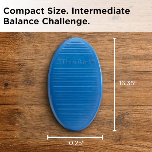 THERABAND Stability Trainer Pad - color: Blue - Soft- Intermediate, size: Set of 2