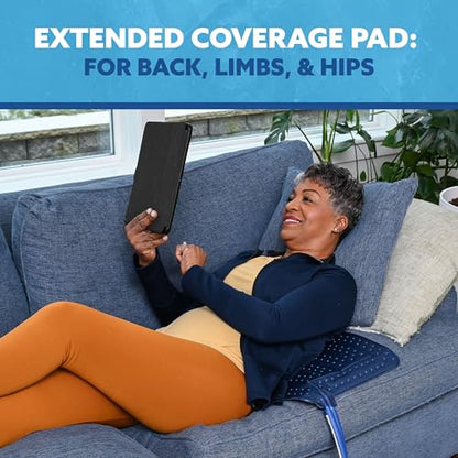 Polar Active Ice 3.0 Cold Therapy Ice Machine System w/Programmable Timer, Extended Coverage Back, Hip and Limb Compression Pad, 16 Quart Cooler, Quiet Pump, Strong Cryotherapy Pain Relief Treatment - style: Extended Back, Hip & Limb