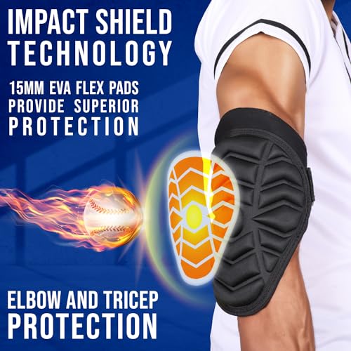 Exxact Sports Defender Baseball Elbow Guard - color: Black, size: Youth