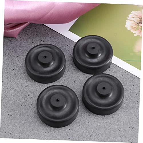 Beaupretty Aquarium Oxygen Pump Diaphragm Replacement Parts 5 Pack Silicone Membrane for Small Aquarium Air Pump - color: Black, size: 5pcs