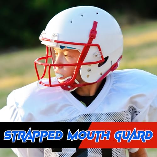 Kanayu 30 Strapped Mouth Guard Without Boil Mouthguard - color: White, size: Youth