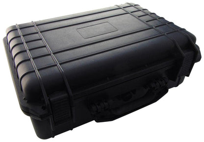 Weatherproof Equipment Case, made of Polypropylene Plastic, Black with Foam Insert (18" X 14" X 7" (L x W x H)) - size: 18" X 14" X 7" (L x W x H) (BLACK)