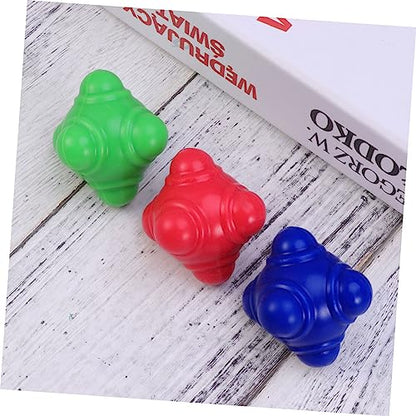 BESPORTBLE 3pcs Fitness Reaction Soccer Training Equipment Reaction Football Agility Bounce Training Balls Football - color: Blue, size: Medium