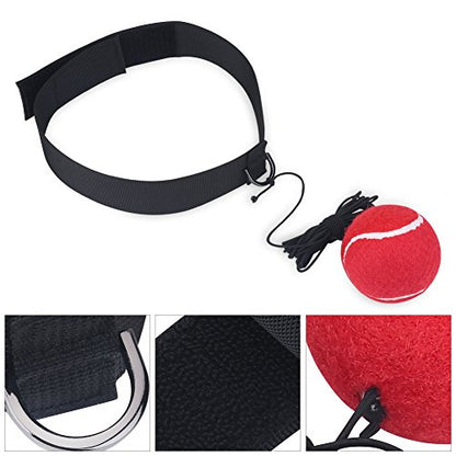 Boxing Reflex Ball, Boxing Fight Reflex Ball with Headband, Boxing Training Punching Ball Equipment to Improve Speed