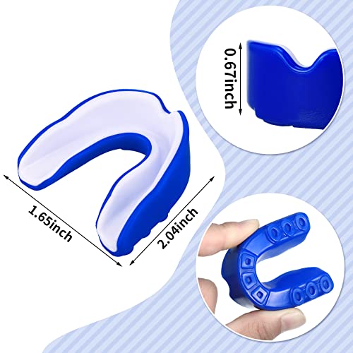 Frienda Adult Mouth Guards for Sports with Case - color: Blue, White