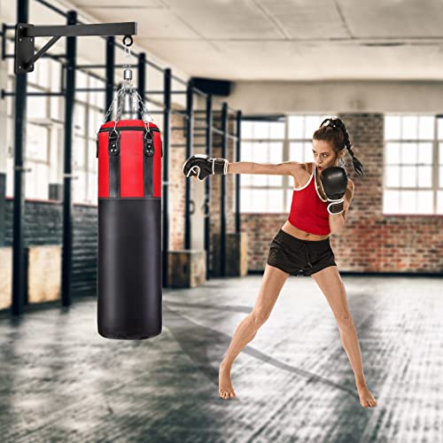 Punch Bag Bracket, Heavy Duty Steel Boxing Bag Hanger Wall Mount Hanging Sandbag Stand for Home Gym Excersice Fitness Training