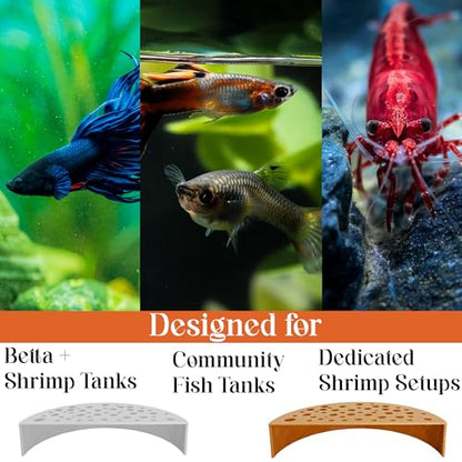 Shrimp Breeding Protector | Shrimp Breeding Cave Aquarium Tunnel (Black) - color: Black