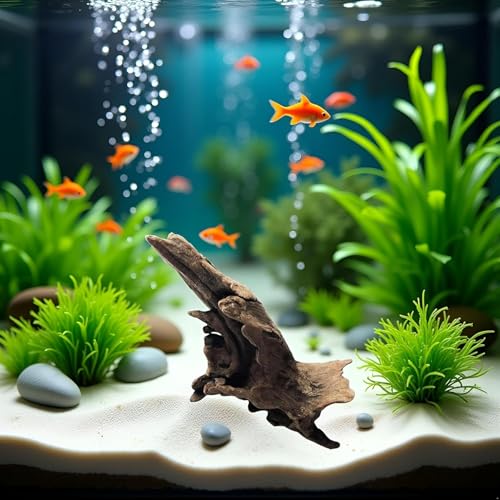 1Pc Landscape Wood Decoration Driftwood Tree Aquarium Fish Tank Plant Stump Ornament Landscap Decor Aquarium Decoration Wood Natural Trunk Aquarium Decor, Random Style