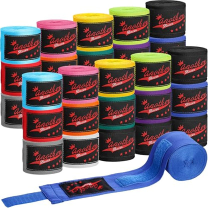 Jerify 15 Pairs Boxing Wraps Bulk for Hand 180‘' - color: Multicolor