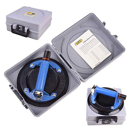 IMT 8" Metal Glass Suction Cup for Rough Surface, Vacuum Glass Lifter Sucker Lifter for Granite Lifting & Window Replacement, with Carrying Case - size: 8" for Rough Surface