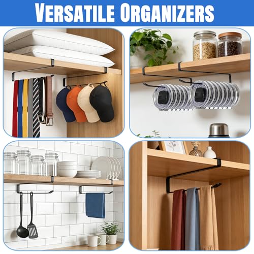 1 Pack Tumbler Lid Organizer, Versatile Cup & Water Bottle Lid Holder, Upgraded Kitchen Space Saver & Under Cabinet Storage, No Adhesive or Drilling Needed, Multi-Use Tumbler Lid Holder, Black - style: 1 Pack, Black