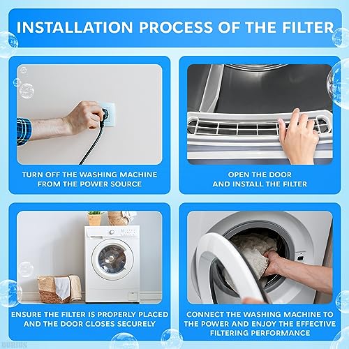 Upgraded D510502W AP6284689 510502W Dryer Filter Replacement - Speed Queen Dryer Lint Filter Cover Lint Trap for Dryer Vent Speed Queen Dryer Parts - Amana Dryer Lint Screen Replacement Dryer Cover