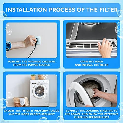 Upgraded D510502W AP6284689 510502W Dryer Filter Replacement - Speed Queen Dryer Lint Filter Cover Lint Trap for Dryer Vent Speed Queen Dryer Parts - Amana Dryer Lint Screen Replacement Dryer Cover