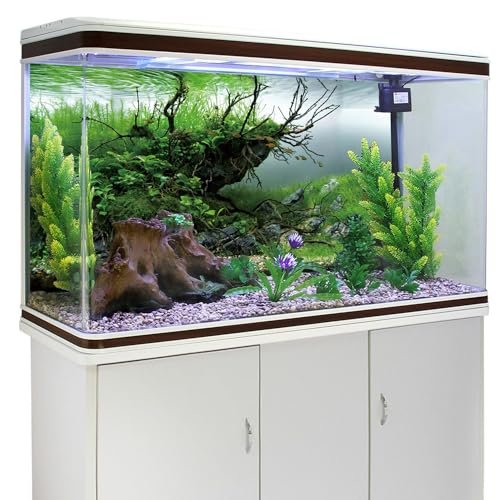 AWERT 48x24 inches Branches Fish Tank Background Seaweed Aquarium Background River Bed & Lake Aquarium Background Vinyl Background - size: 48x24in/120x60cm