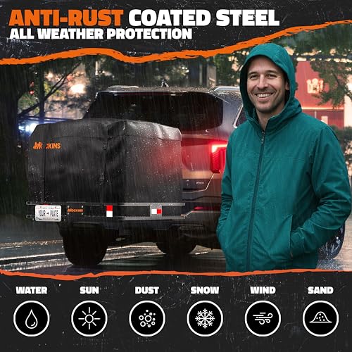 Mockins 40"x40"x6" Heavy-Duty Square Trailer Hitch Cargo Carrier 500 Lb Cap - size: Medium: 40"x40"x6"