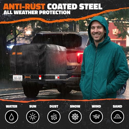 Mockins 40"x40"x6" Heavy-Duty Square Trailer Hitch Cargo Carrier 500 Lb Cap - size: Medium: 40"x40"x6"