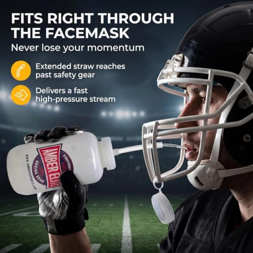 Amber Fight Gear Pro Style Water Bottle White