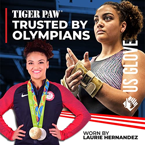 Tiger Paw Gymnastics Wrist Supports, Sold in Pairs - color: Fuchsia, size: Large (150 to 210 pounds)