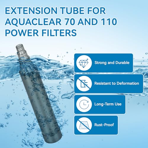 Filter Intake Extension Tube Repalcement for AquaClear Extension Tube for 70, 110 Power Filters Aquaclear Aquarium Filter Parts