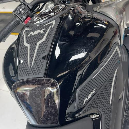 Side Fuel Tank Pad Protector Stickers Decal for CF-Moto 450NK nk450 450 NK CF450nk 2023-2025 Gas Knee Grip Traction Pad Tank Grips PVC Rubber Black 5 Pieces