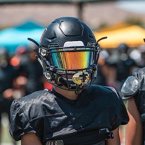 Battle Sports Cross Oxygen Football Mouthguard - Superior Airflow & Better Performance, Maximum Protection & Breathability Football Mouthpiece, Works with Braces | Maximum protection, Secure and comfortable fit, Breathable built-in airflow channels, No bo