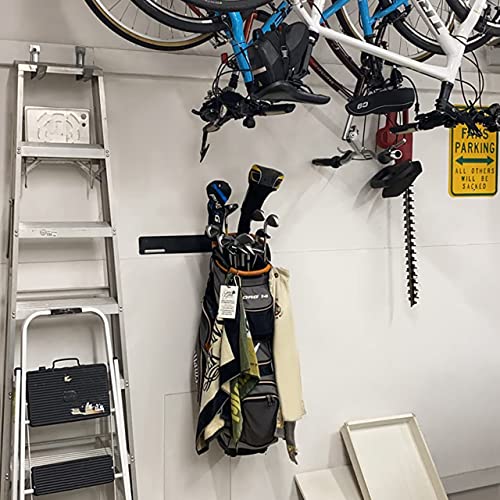 Blat Blat Golf Bag Organizer - Wall Mount Rack for Garage, Expand Storage Space - color: 2 pack