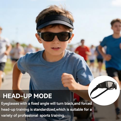 Netrix Reflex Strobe Glasses for Sports Training, Reaction Speed Trainer | Tennis training equipment•vision training strobe glasses•eye training glasses•Magnetic Charging•Touch Control