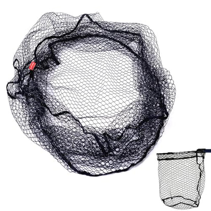 Rubber Coated Replacement Fishing Net Hook Resist for Landing Net, 24" to 36" Deep Net for Larger Catches - size: S:20.5"Dia.-24"Depth-66"Circumference