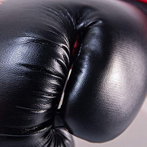 Revgear Premier Boxing Gloves, Kickboxing, Training Sessions with Speed Bag - color: Red/Black, size: 16 OZ