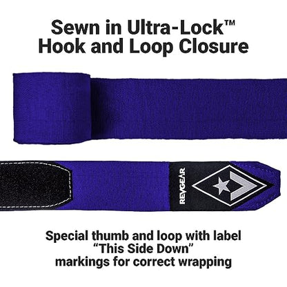 Revgear 2-Inch Wide Elastic Hand Wrap - color: Blue