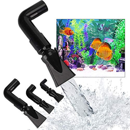 Filter Elbow Outlet Outlet 360 Rotating Elbow Aquarium Duckbill Nozzle Fish Water Outlet Tube Pump Fitting