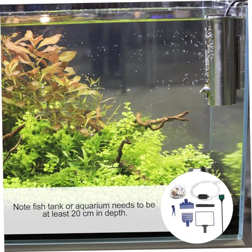 1set Fish Tank Siphon Filter Net for Water Changing Sand Washing and Dirt Removal Manual Aquarium Cleaning Tool Kit for Tanks