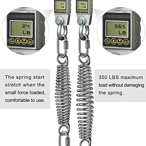 SELEWARE Heavy Duty Heavy Bag Spring for Punching Bags up to 300 lbs - color: Silver-1 Pcs Conical Spring Only