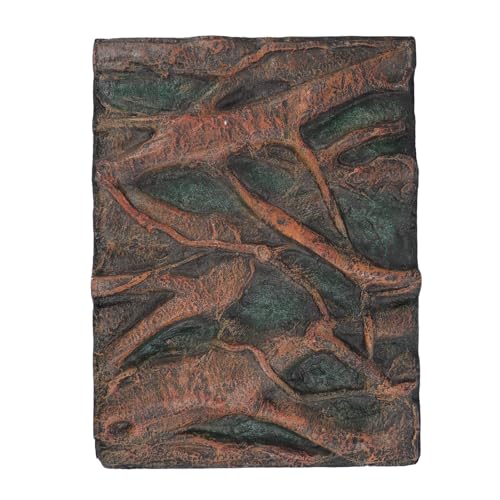 FILFEEL Aquarium Background 3D Effects Safe Foam Fish Wall Art for Tropical Desert Aquariums and Reptile Tanks (H) - size: H