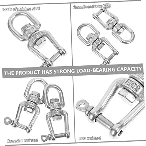 Practical Swivel Ring Rigging Set 4pcs Steel d Ring for Sandbag and Chain Extenders