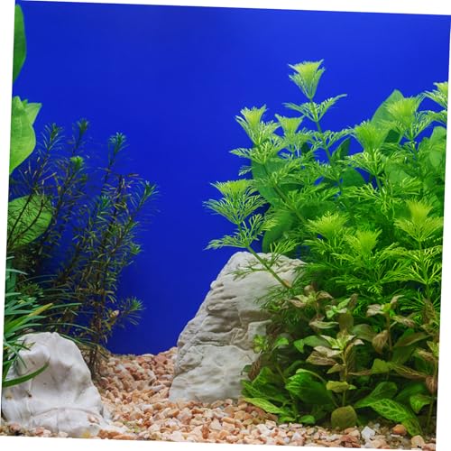 YARNOW Self Adhesive Aquarium Background Roll PVC Fish Tank Decor with High Resolution Graphics Quick Setup for Compatibility in Underwater Scenery Blue